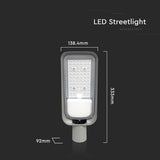 V-Tac Corp iluminat Corp Iluminat Stradal LED V-Tac SKU-7887 | 30W, 6500K, Gri