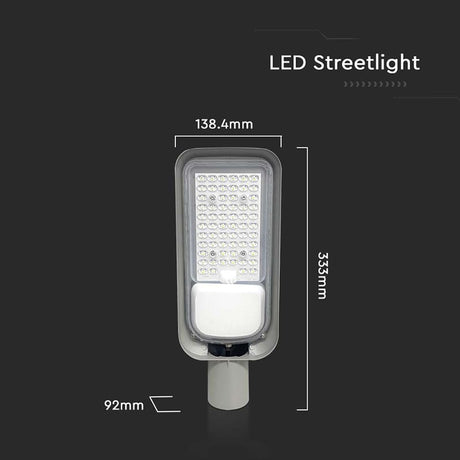 V-Tac Corp iluminat Corp Iluminat Stradal LED V-Tac SKU-7887 | 30W, 6500K, Gri