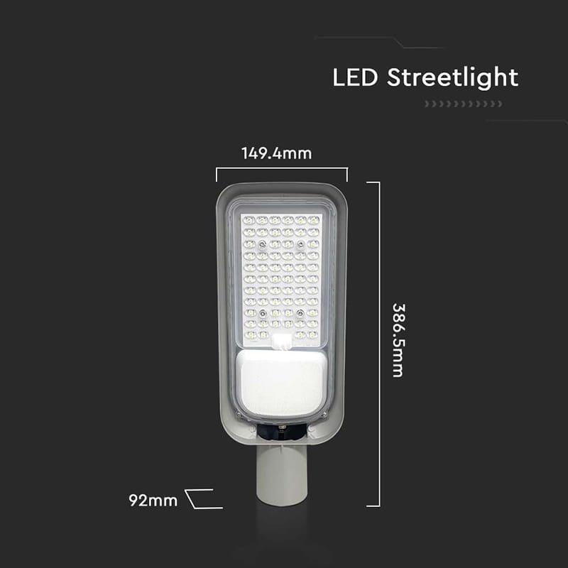 V-Tac Corp iluminat Corp Iluminat Stradal LED V-Tac SKU-7889 | 50W, 6500K, Gri
