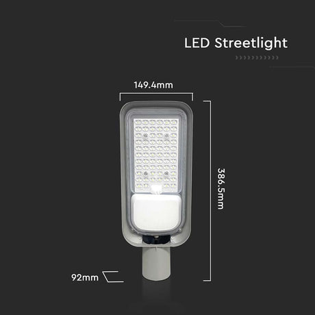 V-Tac Corp iluminat Corp Iluminat Stradal LED V-Tac SKU-7889 | 50W, 6500K, Gri