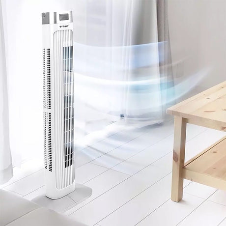 V-Tac Ventilator Ventilator Turn V-Tac SKU-7900 | 92cm, 55W, 3 Viteze, Temporizator 15h