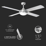 V-Tac Ventilator Ventilator V-Tac SKU-7918 | 132cm, 2xE27, 3 Viteze, Telecomanda