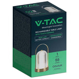 V-Tac Lampa birou Lampa Birou V-Tac SKU-7989 | 3in1, Acumulator 1800mAh, French Gold