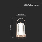 V-Tac Lampa birou Lampa Birou V-Tac SKU-7989 | 3in1, Acumulator 1800mAh, French Gold