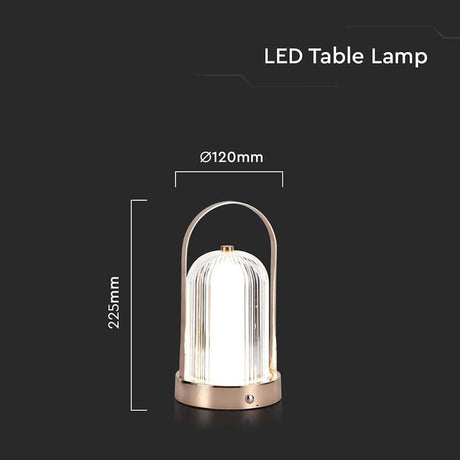 V-Tac Lampa birou Lampa Birou V-Tac SKU-7991 | 3in1, Acumulator 1800mAh, Antique Bronze
