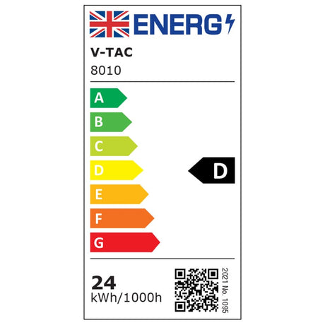 V-Tac Lampa LED Candelabru LED V-Tac SKU-8010 | 24W, 3000K, 72x30cm, 3240lm, Negru