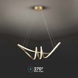 V-Tac Lampa LED Candelabru LED V-Tac SKU-8011 | 24W, 3000K, Auriu, 72x30cm, 3240lm
