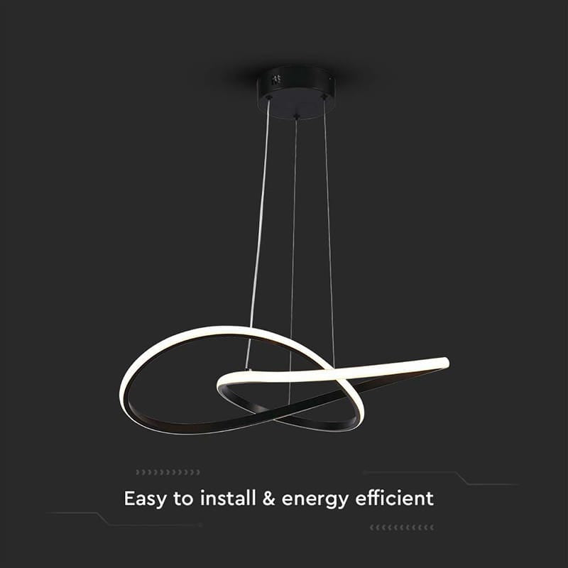 V-Tac Lampa LED Candelabru LED V-Tac SKU-8012 | 20W, 3000K, 2540lm, 50x100cm, Negru