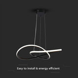 V-Tac Lampa LED Candelabru LED V-Tac SKU-8012 | 20W, 3000K, 2540lm, 50x100cm, Negru