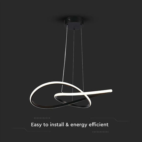 V-Tac Lampa LED Candelabru LED V-Tac SKU-8012 | 20W, 3000K, 2540lm, 50x100cm, Negru