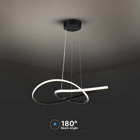 V-Tac Lampa LED Candelabru LED V-Tac SKU-8012 | 20W, 3000K, 2540lm, 50x100cm, Negru