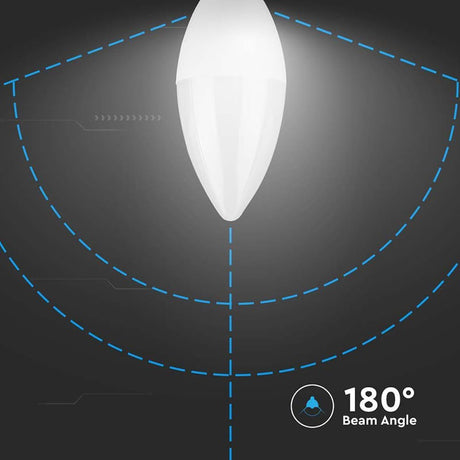 V-Tac Bec LED SMART Bec LED V-Tac SKU-8041 | E14, 3.7W, 6400K, Cip Samsung