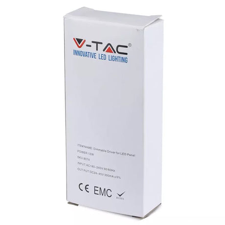 V-Tac Alimentator universal Alimentator V-Tac SKU-8074 | 12W, pentru Panouri LED