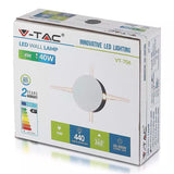 V-Tac Lampa LED Lampa LED V-Tac SKU-8213 | Montaj Perete, 4W, IP65, 3000K, Alb Cald