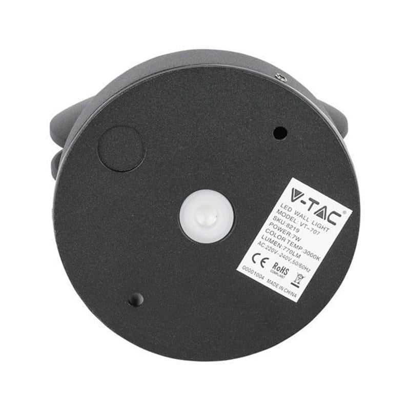 V-Tac Lampa LED Aplica LED Exterior V-Tac VT-707 SKU-8219 | 7W, IP65, 3000K, 770lm