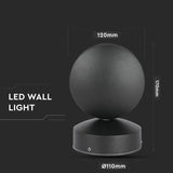 V-Tac Lampa LED Aplica LED Exterior V-Tac VT-707 SKU-8219 | 7W, IP65, 3000K, 770lm