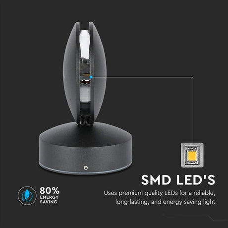 V-Tac Lampa LED Aplica LED Exterior V-Tac VT-707 SKU-8219 | 7W, IP65, 3000K, 770lm