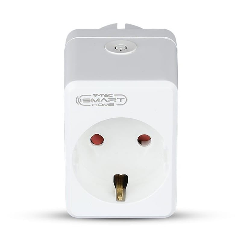 V-Tac Adaptor priza Adaptor Smart V-Tac SKU-8416 | Mini, Wi-Fi Incorporat