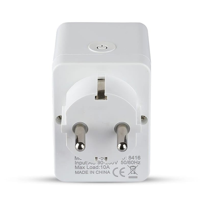 V-Tac Adaptor priza Adaptor Smart V-Tac SKU-8416 | Mini, Wi-Fi Incorporat