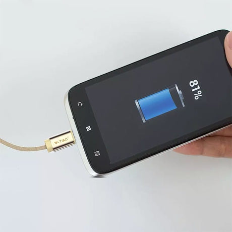 V-Tac CABLU MICRO USB 1M RUBY EDITON - AURIU
