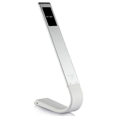 V-Tac Lampă de birou LED V-Tac 3 în 1, flexibilă, reîncărcabilă, dimmer, 6,5W, albă