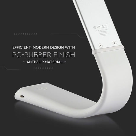 V-Tac Lampă de birou LED V-Tac 3 în 1, flexibilă, reîncărcabilă, dimmer, 6,5W, albă