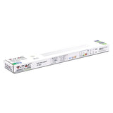 V-Tac Lampă LED V-Tac 20W IP44 3000K Alb Cald 2000 lm, Carcasă Albă Aluminiu 610x90x35 mm
