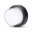 V-Tac LAMPA LED 12W IP65 3000K ALB CALD - NEGRU