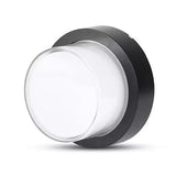 V-Tac LAMPA LED 12W IP65 3000K ALB CALD - NEGRU