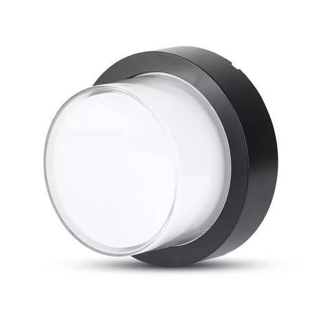 V-Tac LAMPA LED 12W IP65 3000K ALB CALD - NEGRU