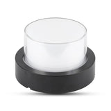 V-Tac LAMPA LED 12W IP65 3000K ALB CALD - NEGRU