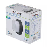 V-Tac LAMPA LED 12W IP65 3000K ALB CALD - NEGRU