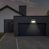 V-Tac Reflector LED Solar V-Tac 10W 4000K, 1100 lm, IP65, cu senzor de miscare si crepuscular, montaj pe perete