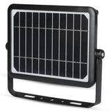 V-Tac Reflector LED Solar V-Tac 10W 4000K, 1100 lm, IP65, cu senzor de miscare si crepuscular, montaj pe perete