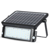 V-Tac Reflector LED Solar V-Tac 10W 4000K, 1100 lm, IP65, cu senzor de miscare si crepuscular, montaj pe perete