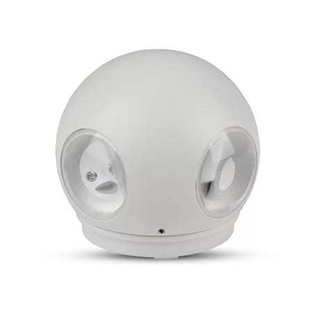 V-Tac Aplica LED exterior V-Tac 4W, IP65, 3000K alb cald, aluminiu alb, 440 lm, montaj pe perete