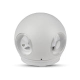 V-Tac Aplica LED exterior V-Tac 4W, IP65, 3000K alb cald, aluminiu alb, 440 lm, montaj pe perete
