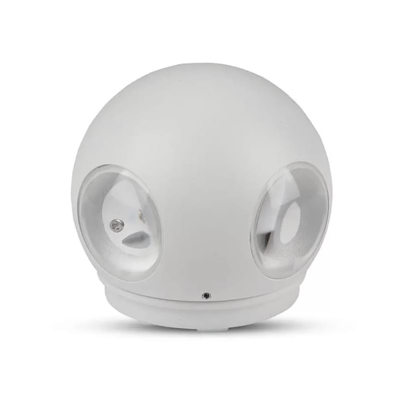 V-Tac Aplica LED exterior V-Tac 4W, IP65, 3000K alb cald, aluminiu alb, 440 lm, montaj pe perete