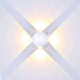 V-Tac Aplica LED exterior V-Tac 4W, IP65, 3000K alb cald, aluminiu alb, 440 lm, montaj pe perete