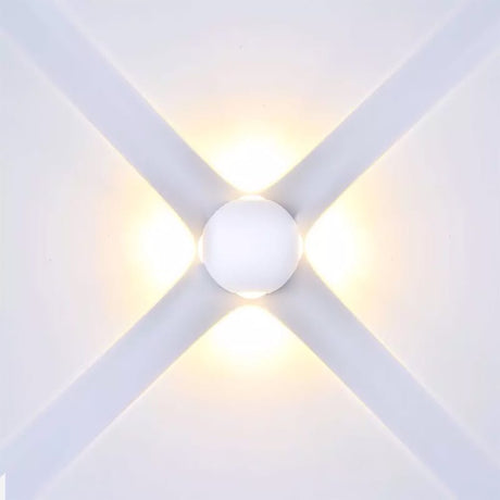 V-Tac Aplica LED exterior V-Tac 4W, IP65, 3000K alb cald, aluminiu alb, 440 lm, montaj pe perete