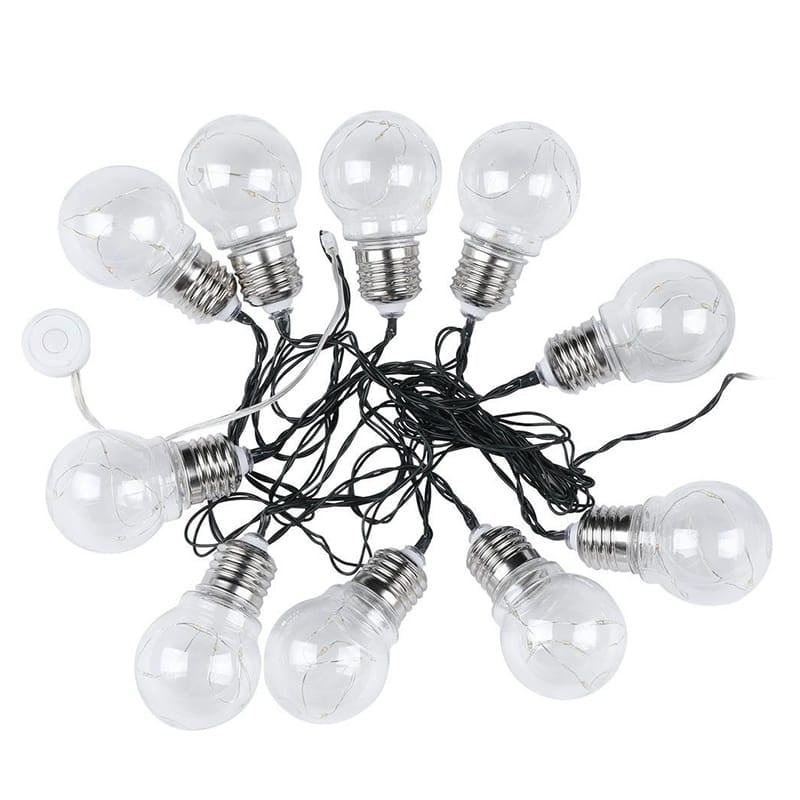 V-Tac GHIRLANDA SOLARA LED 1W X 10 IP44 3000K