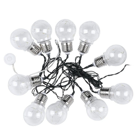 V-Tac GHIRLANDA SOLARA LED 1W X 10 IP44 3000K