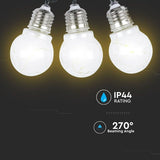 V-Tac GHIRLANDA SOLARA LED 1W X 10 IP44 3000K