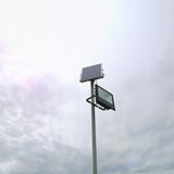 V-Tac Reflector LED Solar V-Tac 20W 4000K Alb Neutru IP65 cu Panou Solar si Baterie 10000mAh, Cablu 5m