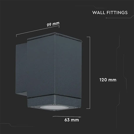 V-Tac LAMPA MONTAJ PERETE SOCLU GU10 IP44