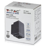 V-Tac LAMPA MONTAJ PERETE SOCLU GU10 IP44