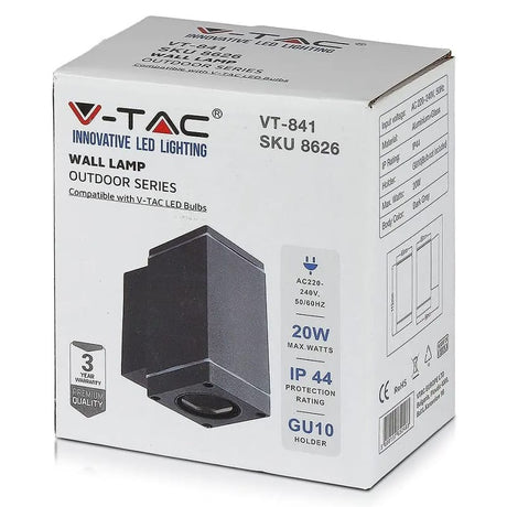 V-Tac LAMPA MONTAJ PERETE SOCLU GU10 IP44