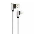 V-Tac CABLU MICRO USB 1M DIAMOND EDITION - ARGINTIU