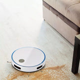 V-Tac Robot aspirator V-Tac cu telecomandă, navigare inteligentă, încărcare automată, filtru HEPA, 800Pa, alb/albastru