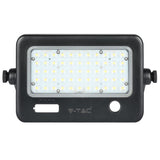 V-Tac Proiector LED Solar V-Tac 10W 4000K IP65 cu Senzor Radar, 1100 lm, Cablu 3 m, Baterie 7200 mAh